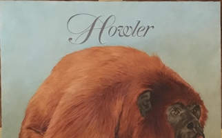 <strong>Howler monkey</strong><span class="dims">30x24"</span>oil on linen